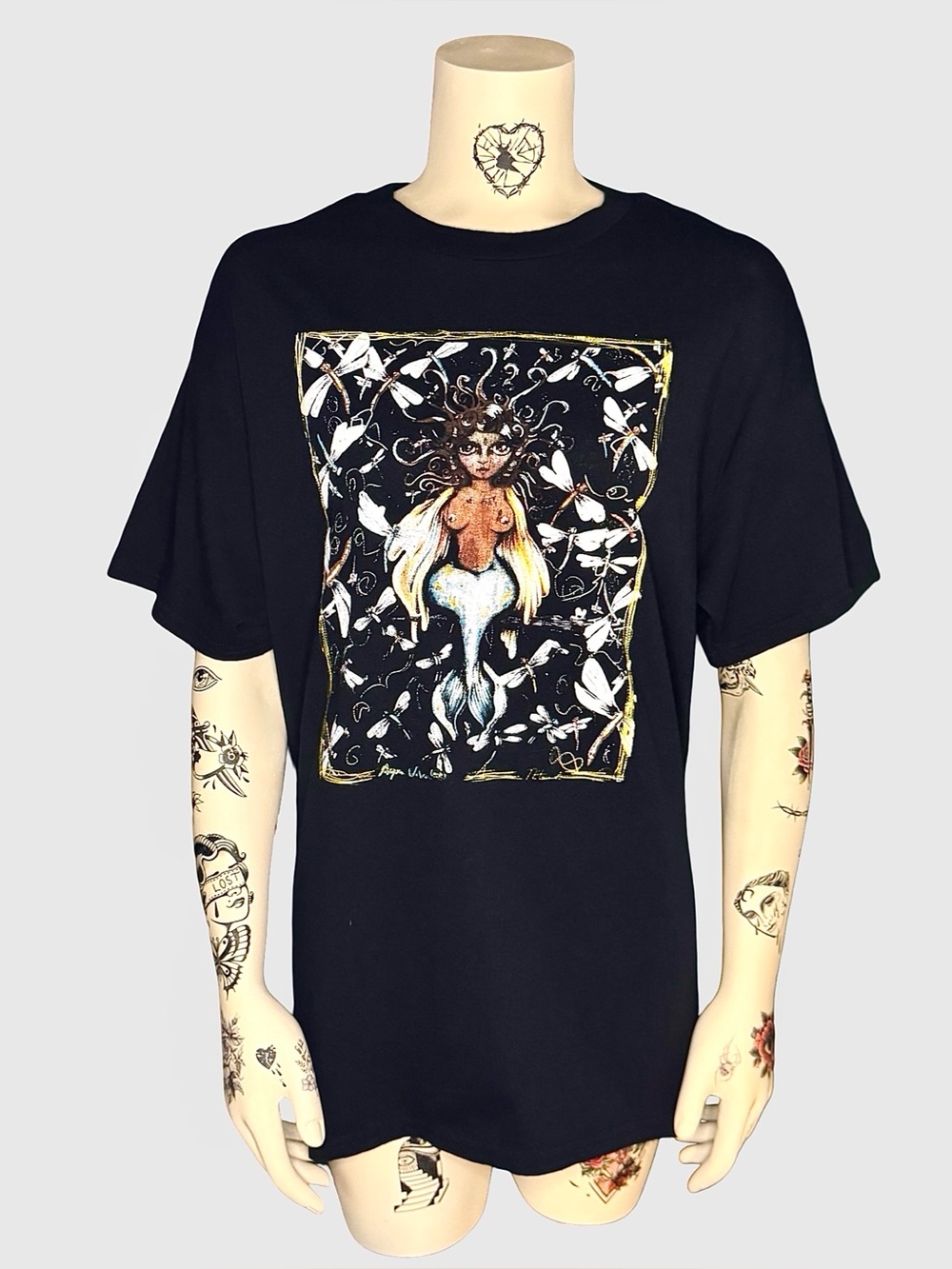 Fairy mermaid graphic tee